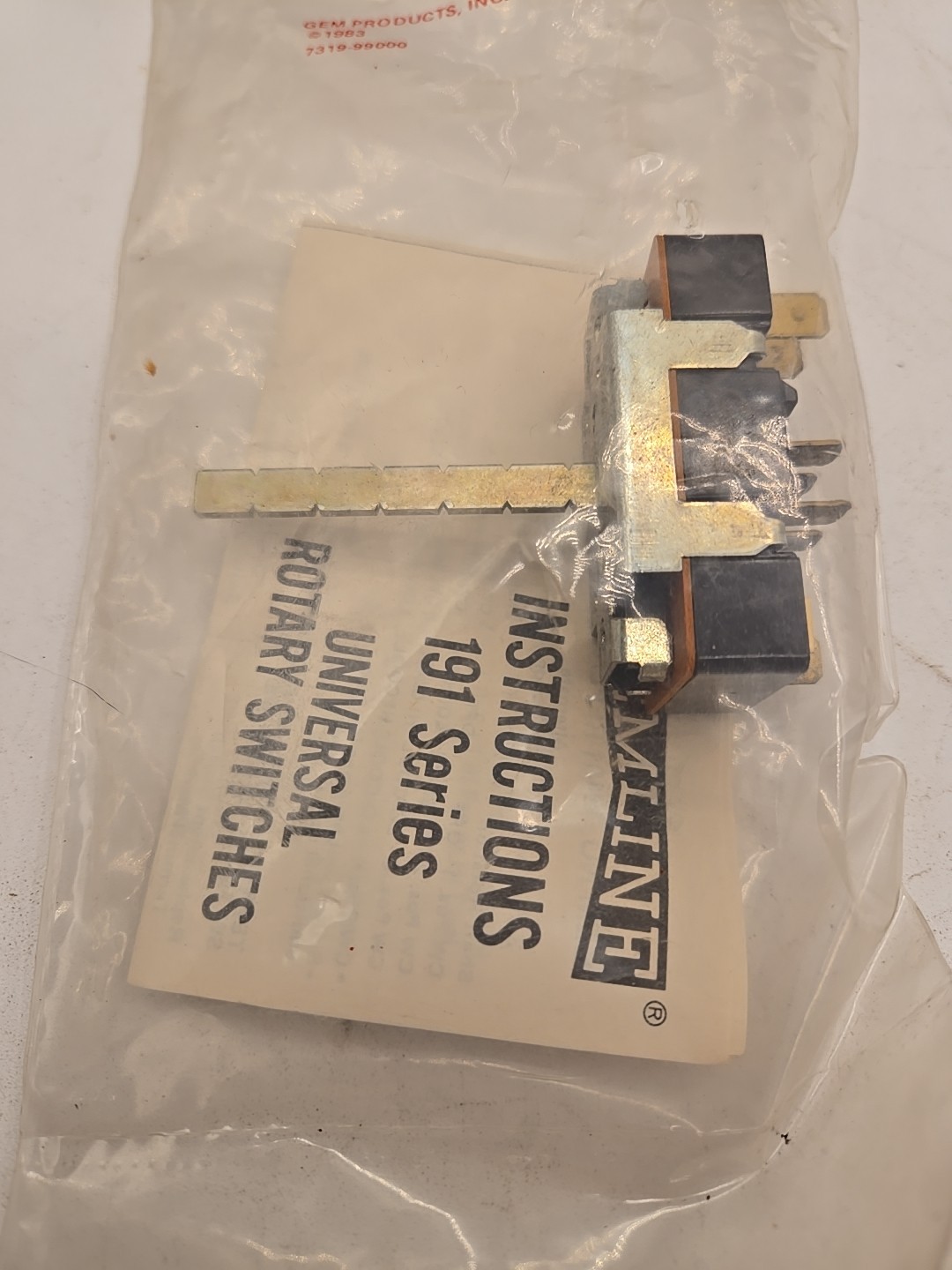Gemline 19106 191-6 SWITCH 3 Position Rotary 191 Series (9C5) gallery