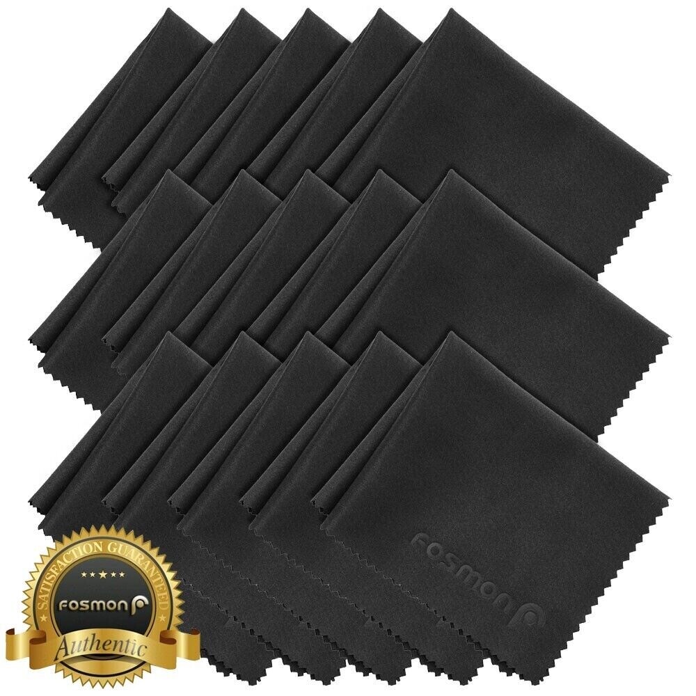 15x Microfiber Phone Screen Camera Lens Glasses LCD DSLR TV Cleaning Cloth 6x7in gallery