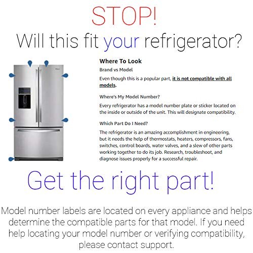 W10300024 4444453 Refrigerator Ice Maker Replacement Model Specific Not Unive... gallery