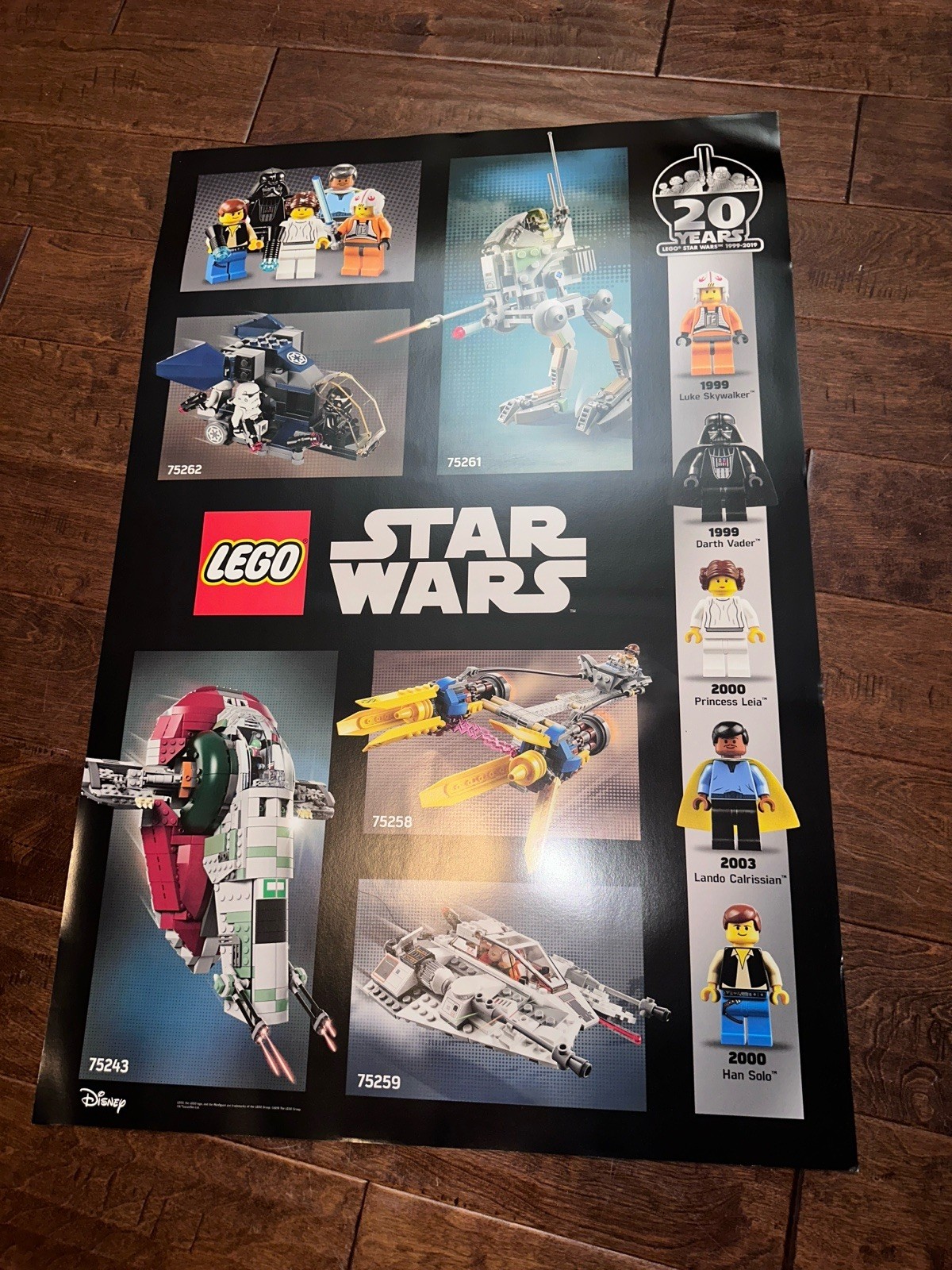 LEGO STAR WARS 36" x 24" DOUBLE-SIDED POSTER 20 Years 1999-2019 gallery