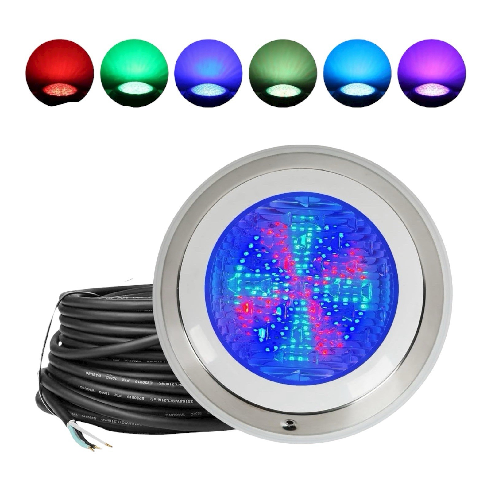 READ LED Pool Light for Inground Aboveground Pool, 12V 36W RGB Color Changing gallery
