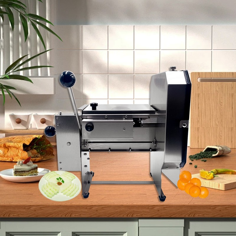 Fruit Vegetable Slicing Machine Cabbage Shredder Silver Commercial Potato Slicer gallery