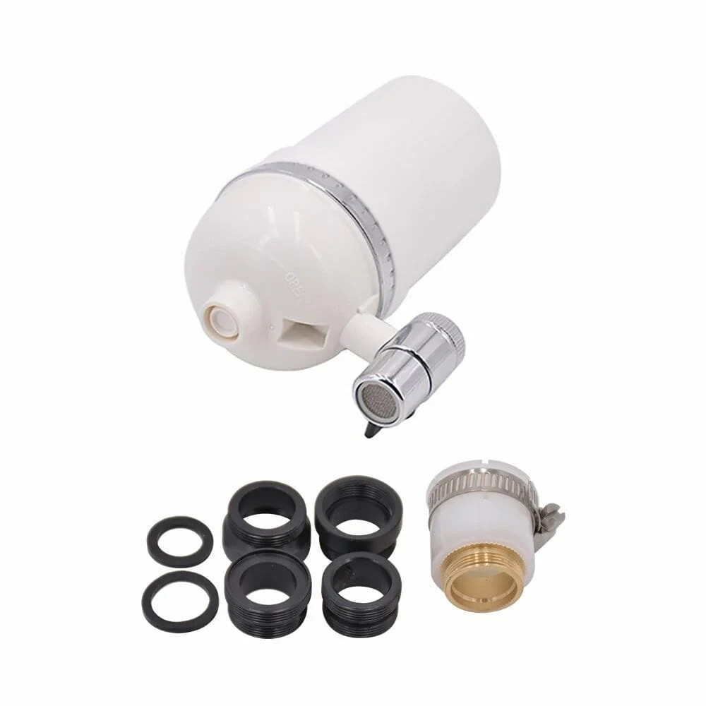 Premium Alkaline Faucet Filter with Carbon Block - 300 Gallons, Microplastic-Fre gallery