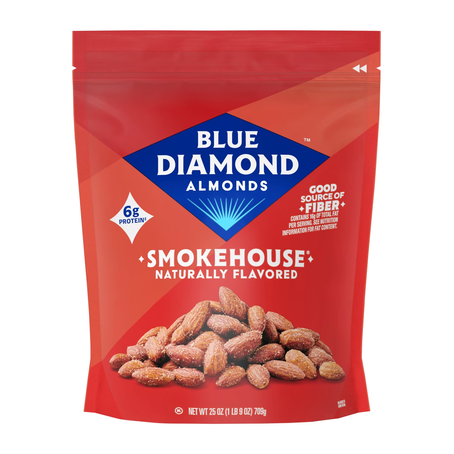 Blue Diamond Almonds, Smokehouse Flavored Snack Nuts for Healthy Snacking, 25 oz gallery