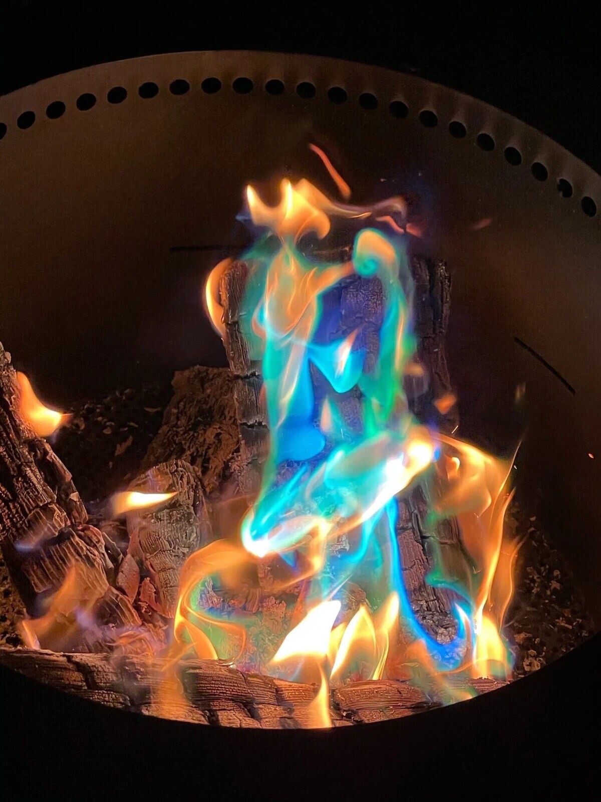 Enviro-Log Color-Flame Multi-color Wood Fire Effect Packet 3 Count Made In USA gallery