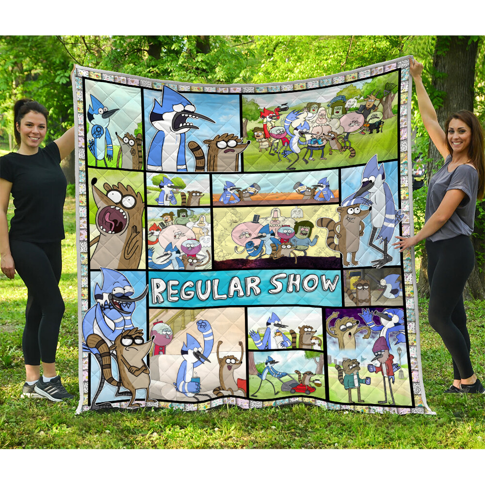 Regular Show Quilt, Regular Show TV Series Quilt Blanket Soft and Cozy Luxury gallery