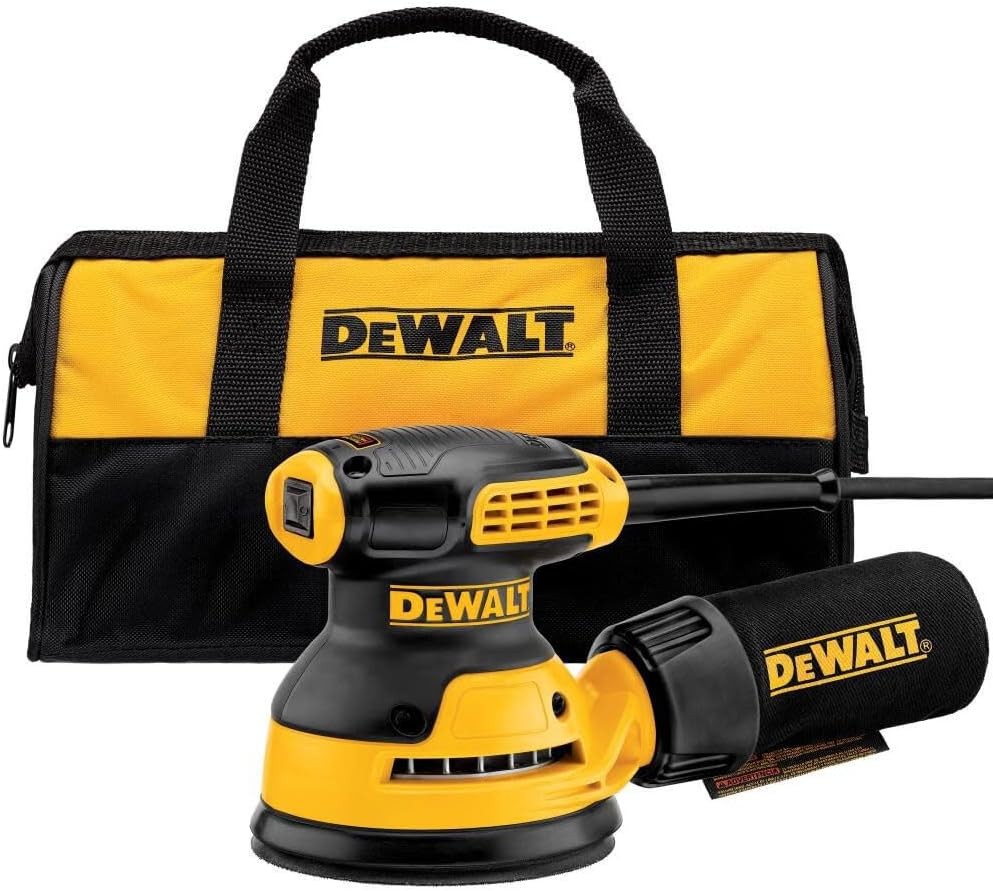 DEWALT Orbital Sander Kit, 5 inch, 3 amp, Corded, 12,000 OPM, (DWE6421K) gallery