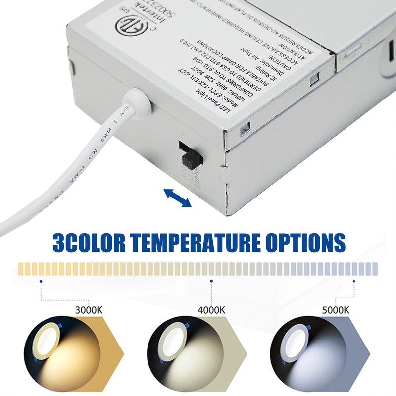 6'' Ultra-thin Canless LED Recessed Downlight - 12 Watts CRI90 -ETL cETL Listed gallery