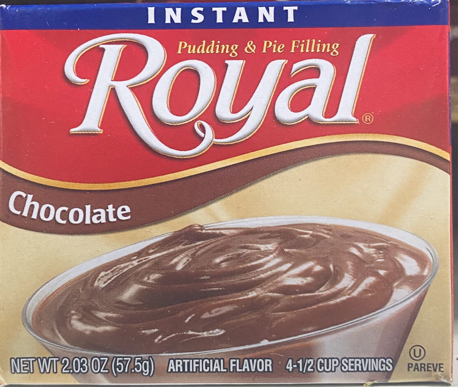 Royal CHOCOLATE Instant Pudding & Pie Filling Mix Dessert 2.03 oz Box gallery