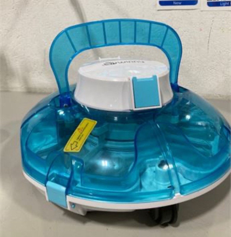 Cordless Robotic Pool Cleaner, Lasts 75 Min, Automatic Vacuum for Above-Ground P gallery