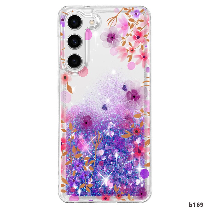 Bling Liquid Glitter Crystal TPU Phone Case Cover for Galaxy S24 S23 A55 A35 A15 gallery