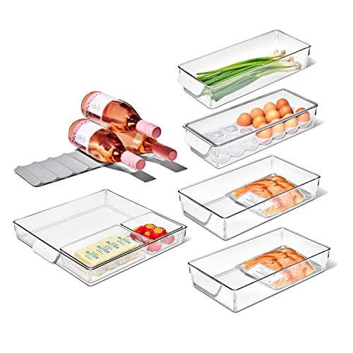 OXO 8PC BIN FRIDGE STARTER VARIOUS SIZES CLEAR 23209500 - CLEAR/WHITE gallery