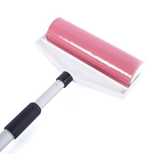 Sticky Lint Roller - Large Washable & Reusable Lint Remover w/ Extendable Handle gallery