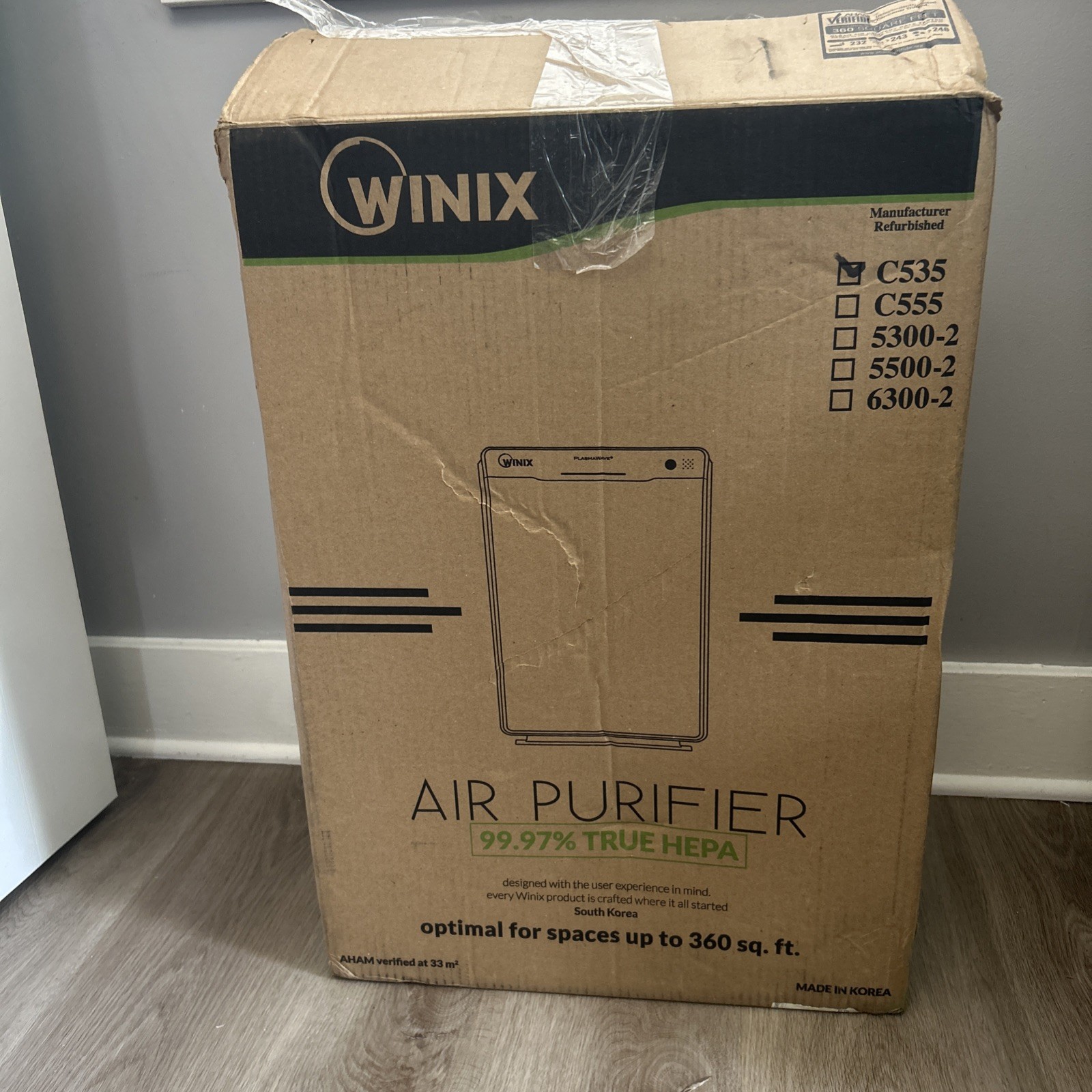 Winix True HEPA Air Cleaner Purifier C535 PlasmaWave Technology w/ Filter New gallery