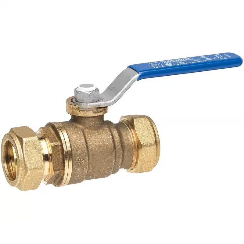 *2 PACK* Everbilt 3/4 in. COMP x 3/4 in. COMP Brass Ball Valve Standard Port gallery