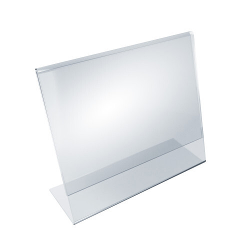 Azar Displays Angled L-Shaped Frame 10"x 8''High, 10-Pack gallery