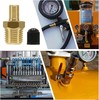 2/4 PCS Brass Air Inflator Adapter, 1/4" NPT (M) to Standard Schrader Valve (M) gallery
