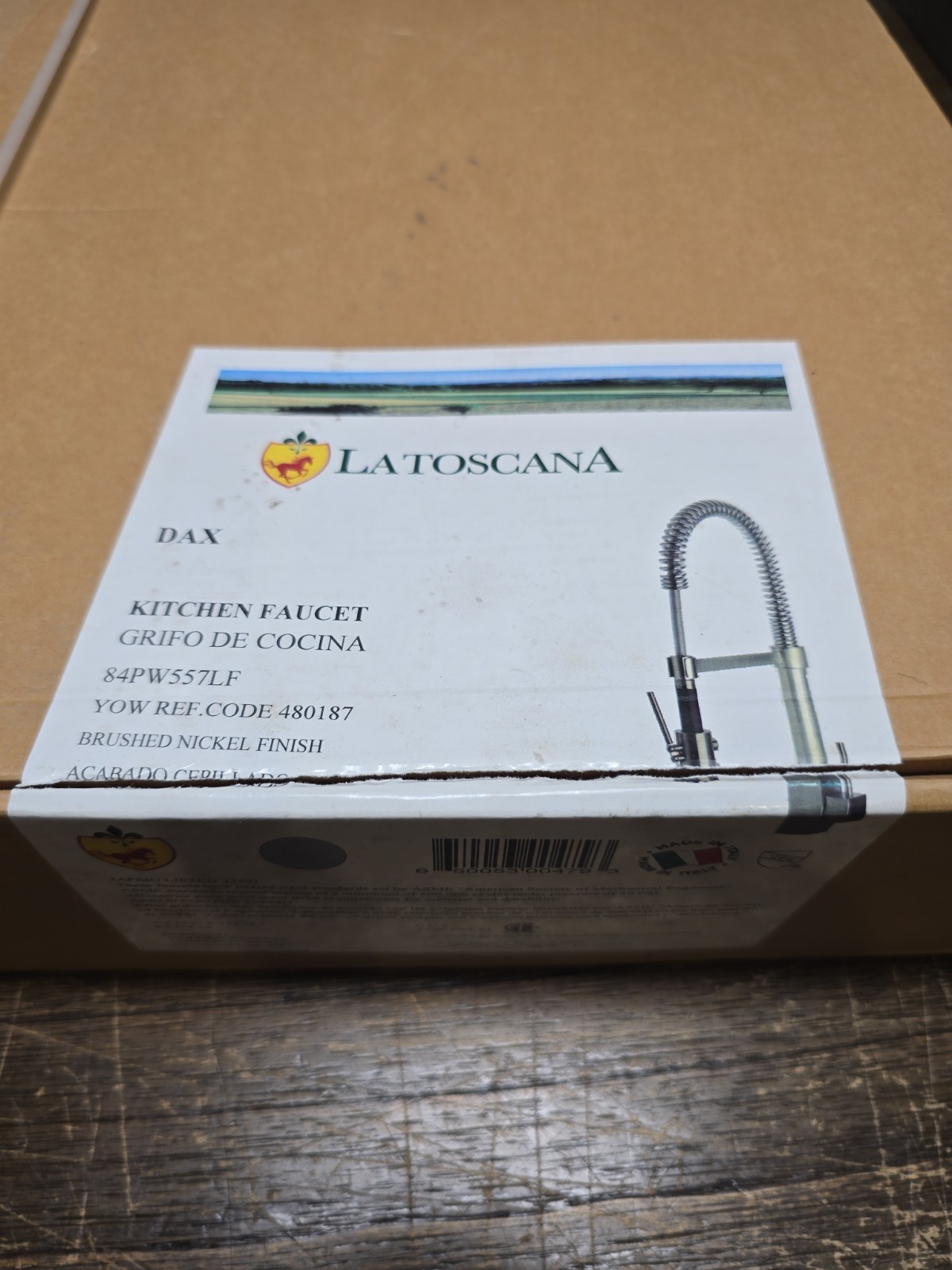 Latoscana 84..557 Dax Single Handle Kitchen Faucet With Spring Spout gallery