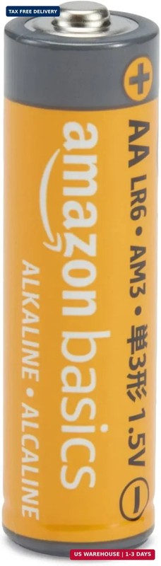 Amazon Basics 20-Pack AA Alkaline Batteries, 1.5 Volt, 10-Year Leak-Free Shelf L gallery