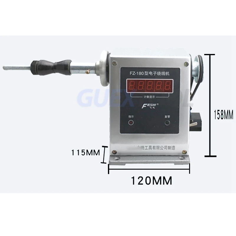 Electric Counting Winding Machine Adjustable Type Semi-automatic Winding Tool gallery