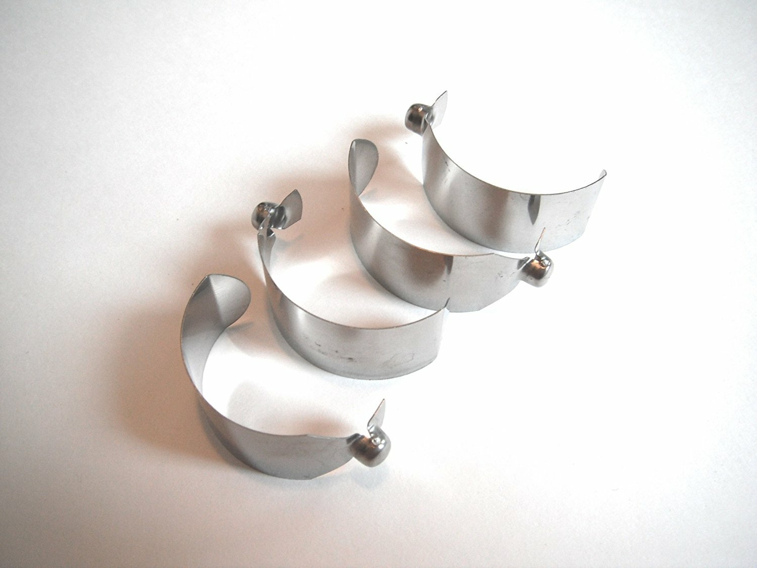 Four (4) Rainbow vacuum c-clip push-button lock/springs for e-series wand/tube gallery