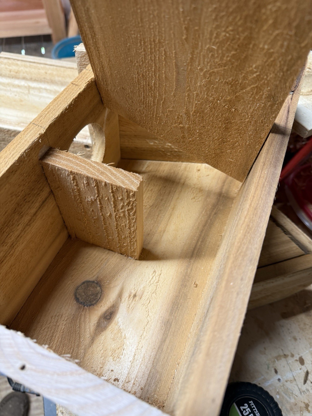 Squirrel Nest Box Made From Cedar gallery
