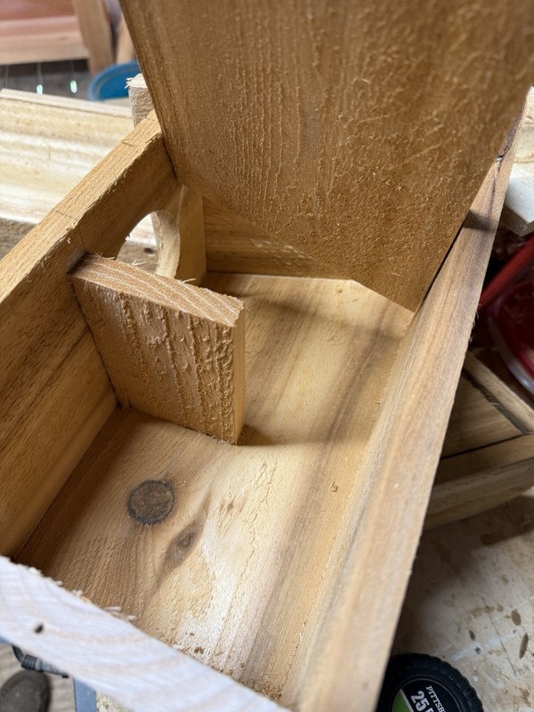 Squirrel Nest Box Made From Cedar gallery