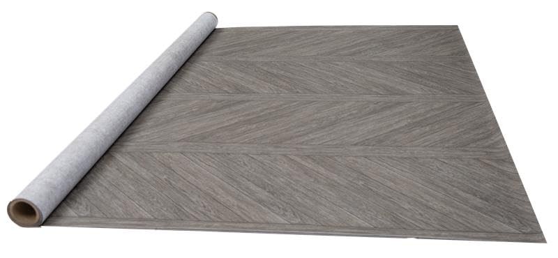 d-c-fix Outdoor Flooring Roll - Brown Chevron Wood - 6 x 12, 72 sq.ft - Water... gallery