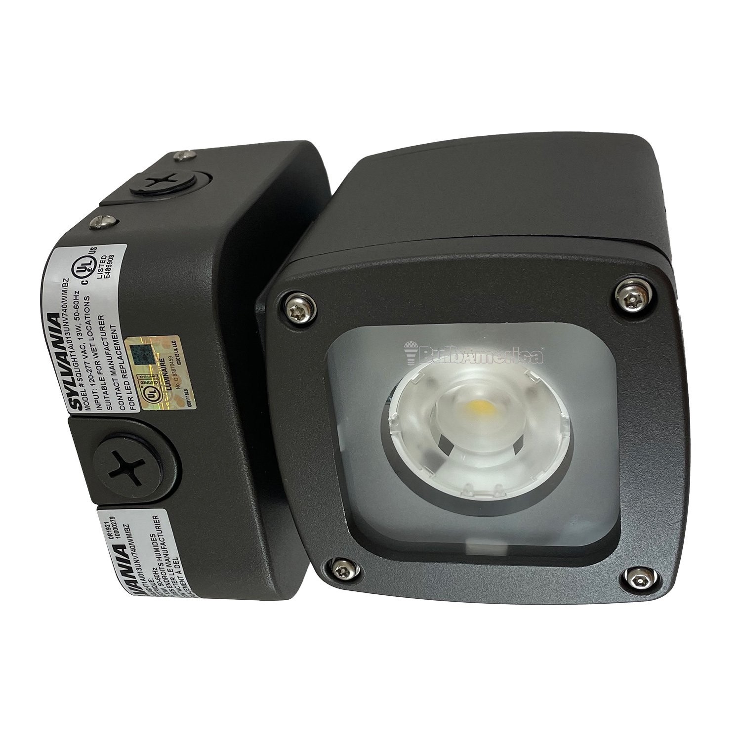 Ledvance SQLIGHT1A/013UNV740WM/BZ Wall Mount Outdoor Fixture 13W 4000K Bronze gallery