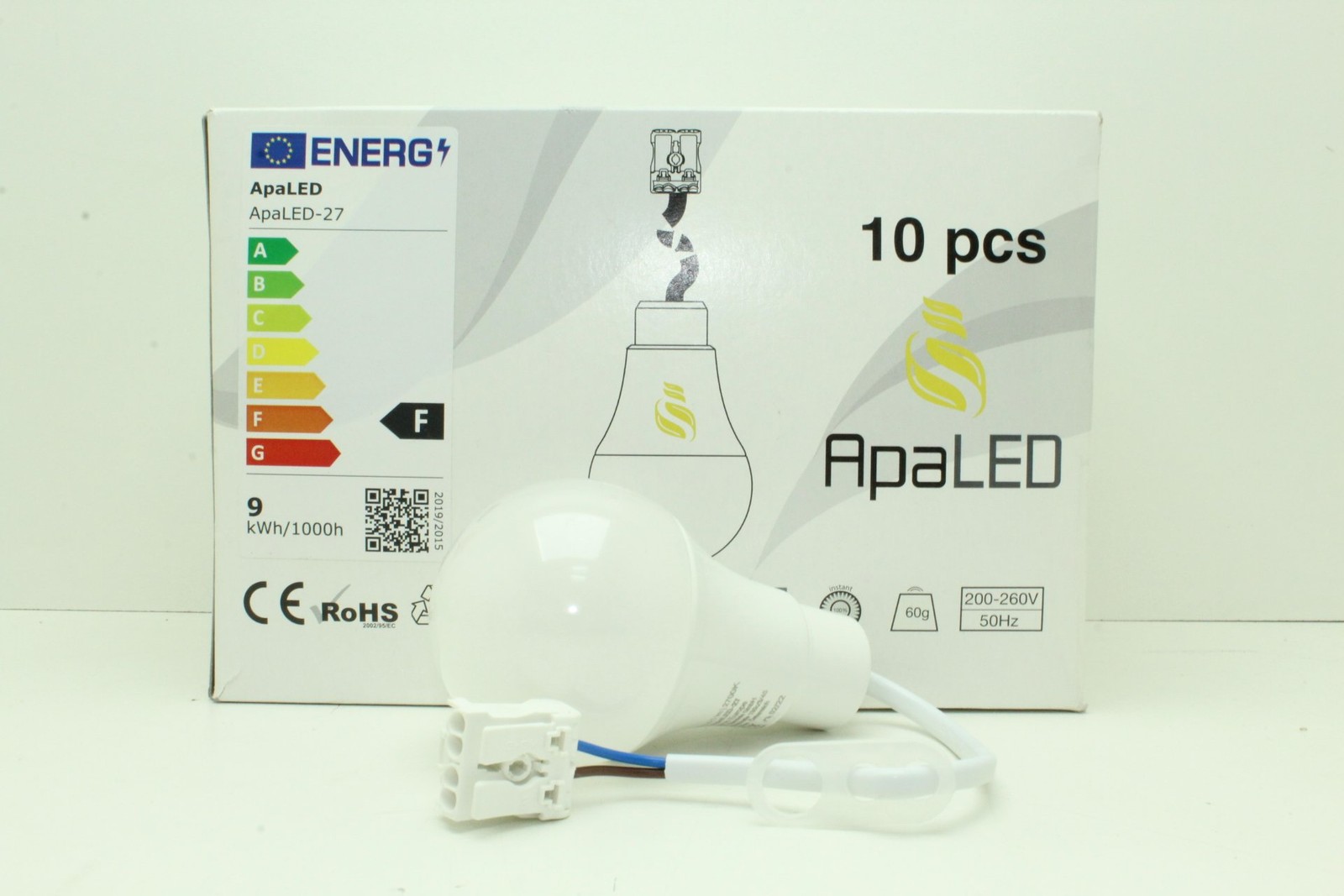 ApaLED-27 Pendant Light 9W, 810lm, Warm White 1 Piece "New" gallery
