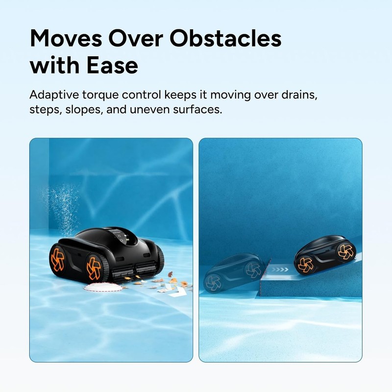 iGarden K55 330Min Runtime Robotic Pool Cleaner Pool Vacuum Clean For Inground gallery