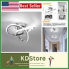 Modern Chrome LED Ceiling Lamp - 9.8in 1800 Lumen Cool White Lighting Solution gallery
