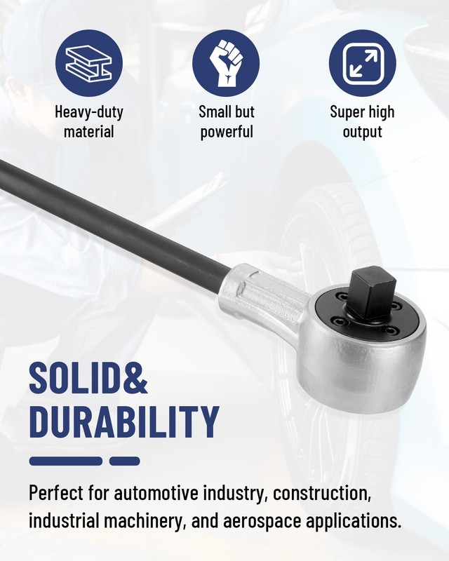 Professional Grade Torque Multiplier Wrench Heavy Duty 1100LBS-FT Tool Kit gallery
