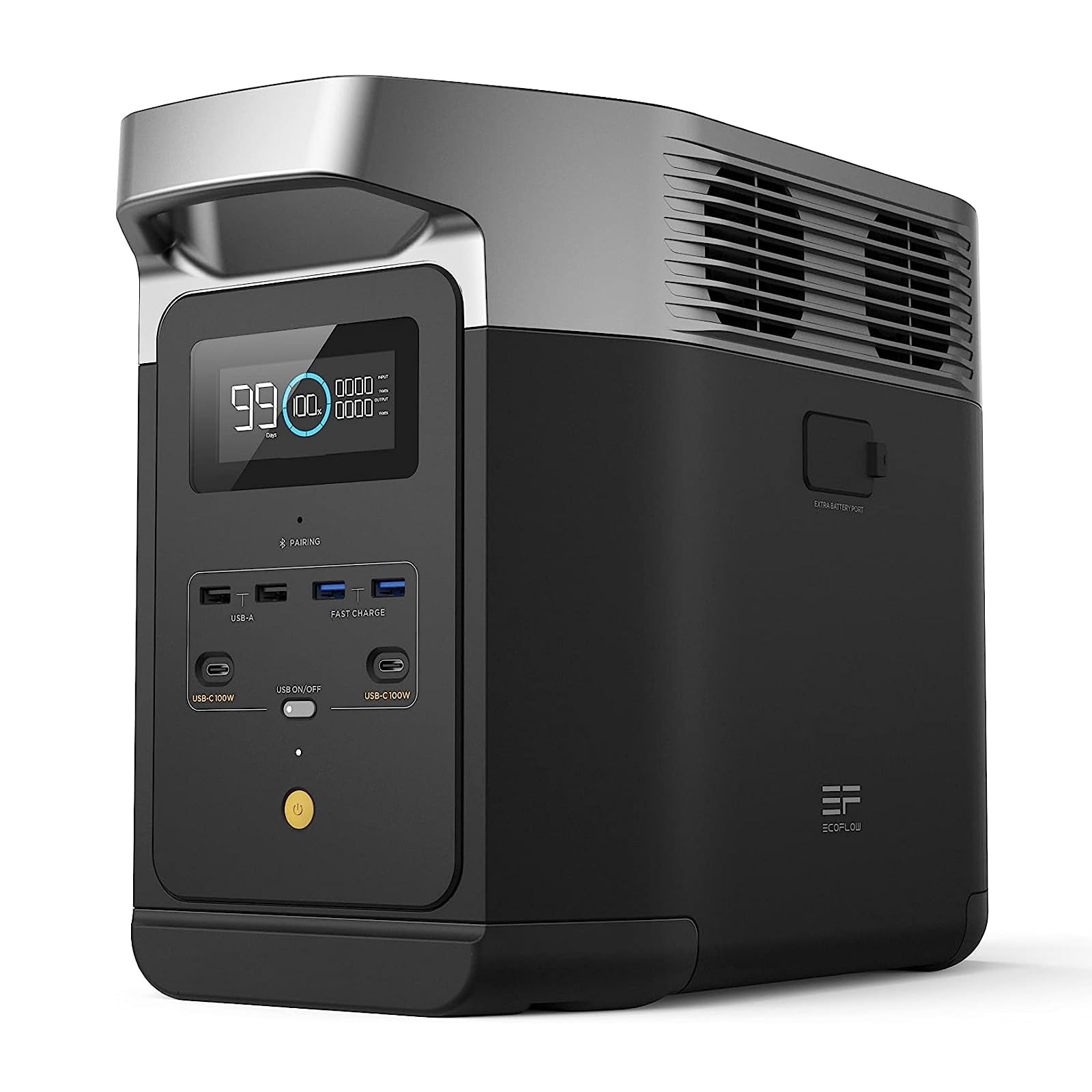EF ECOFLOW Portable Power Station DELTA 2, 1024Wh LiFePO4 (LFP) Battery, 1800W gallery