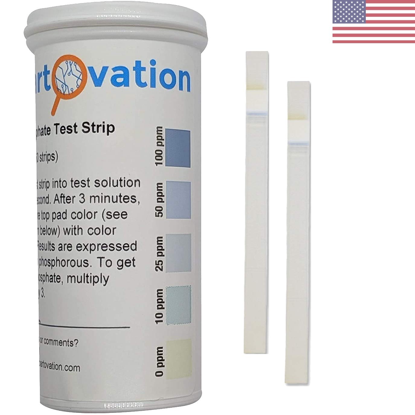 50-Pack Phosphorus & Phosphate Detection Strips 0-100 ppm - Easy Use gallery