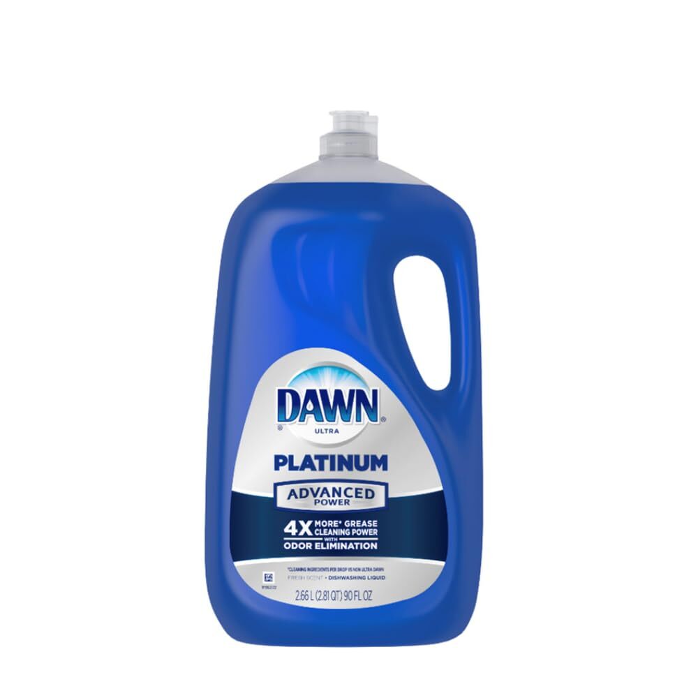 Dawn Ultra Platinum Advanced Power Dishwashing Liquid, Fresh Scent, 90 Ounce gallery