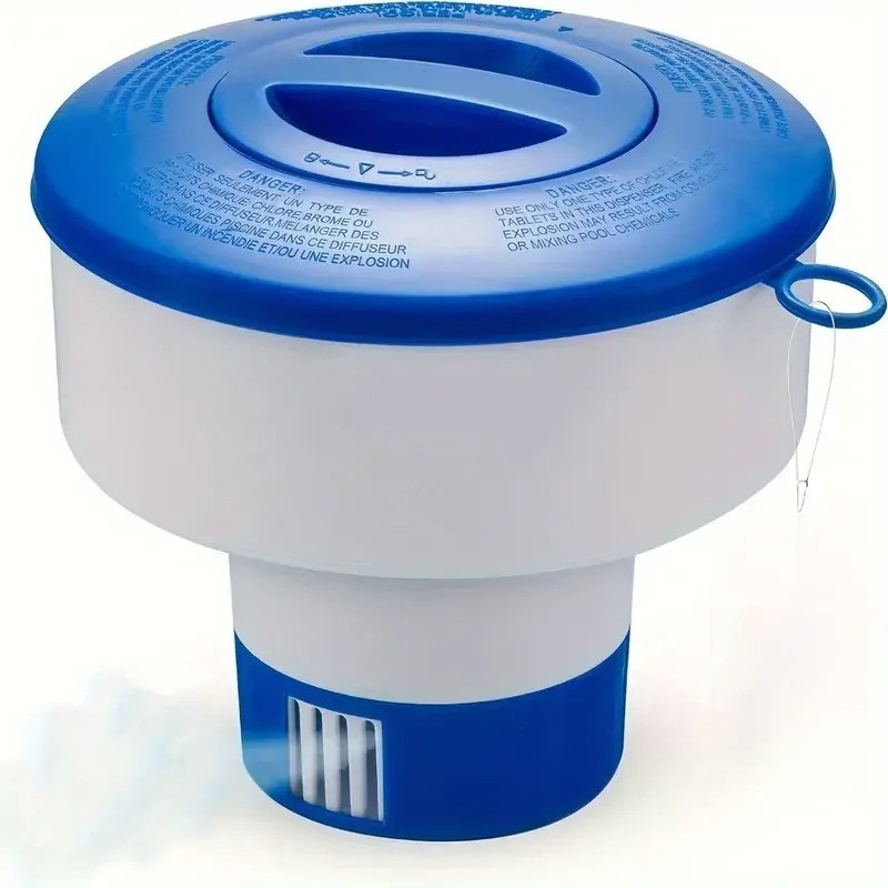 Heavy Duty 7" Pool Floating Chemical Dispenser Floater for 3" Chlorine Tablets gallery