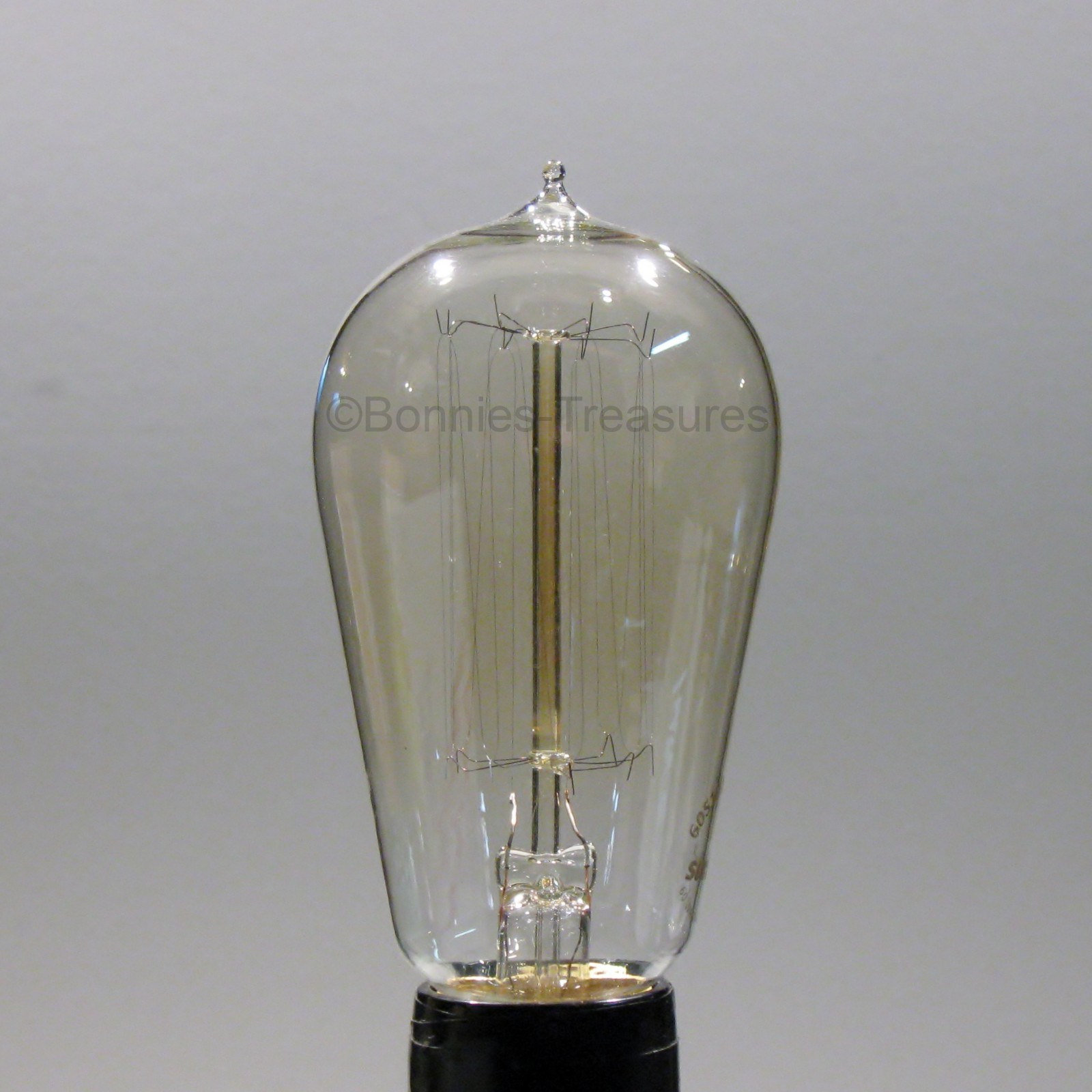 SCRATCH&DENT: 4pk 60W S19 Edison Bulb MARCONI Filament Antique Style 60 watt gallery