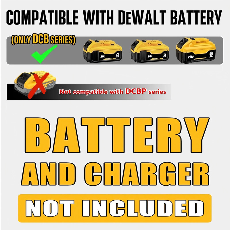 12" Cordless Weed Eater & String Trimmer & Grass Trimmer For Dewalt 20V Battery gallery