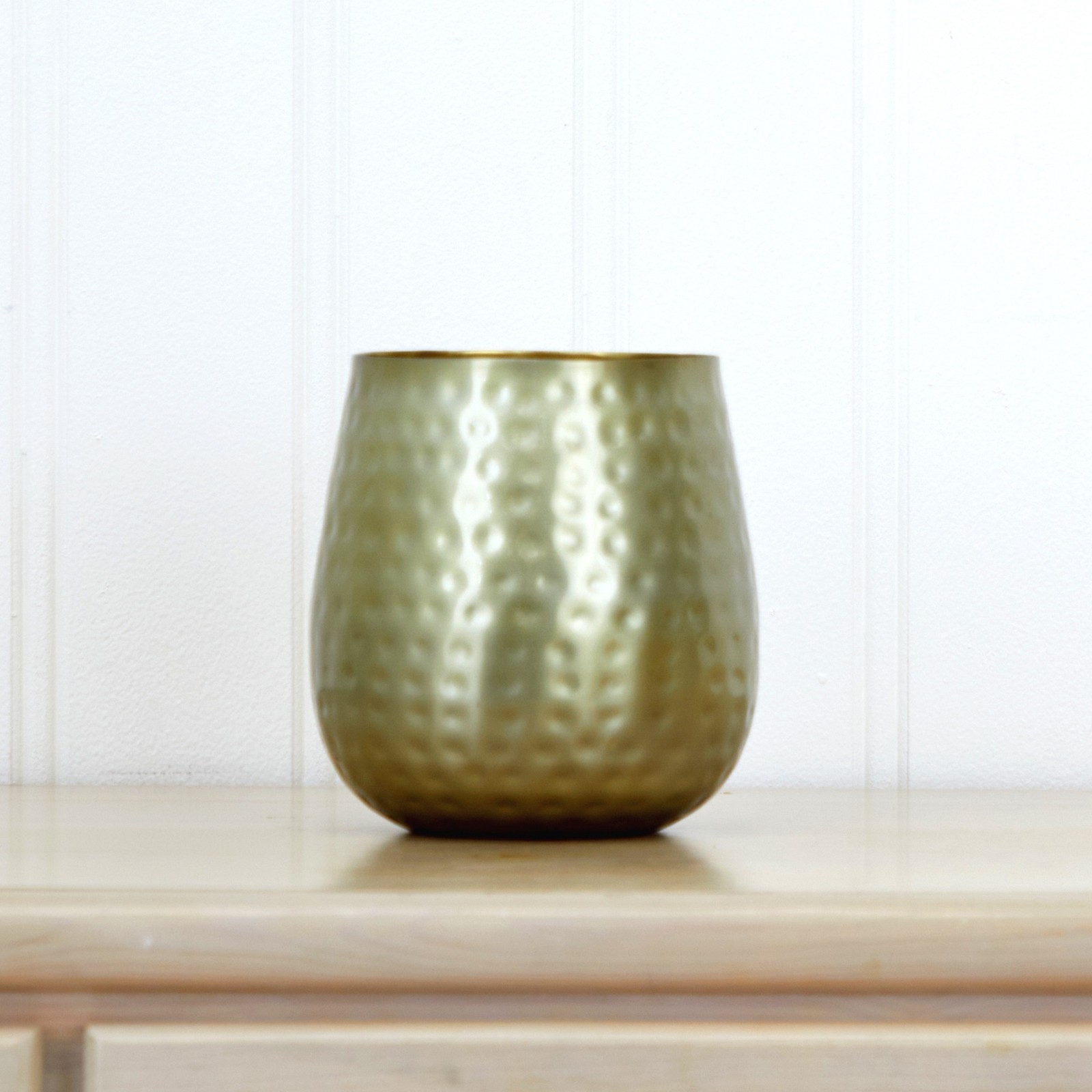 Nearly Natural 65" Oval Shaped Iron Planter in Gold gallery