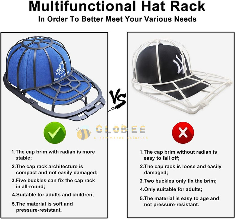 Hat Washer Baseball Cap Cleaner Protector Machine Washing Cage Cap Holder Frame gallery