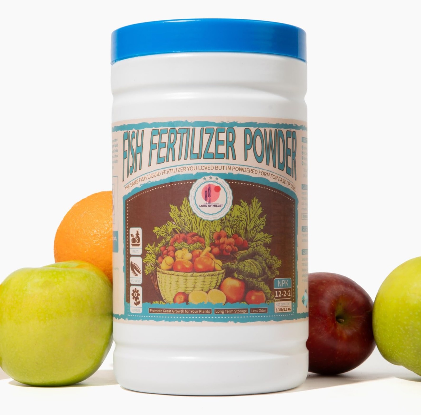 Fish Emulsion Fertilizer 12-2-2 Powder (3.3 pounds Powder-Up to 300 Gallons... gallery