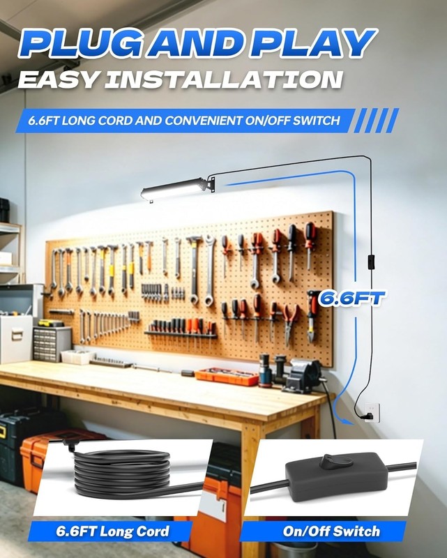 Versatile 40W LED Work Light - 5400 Lumens, Energy Saving Daylight Coverage gallery