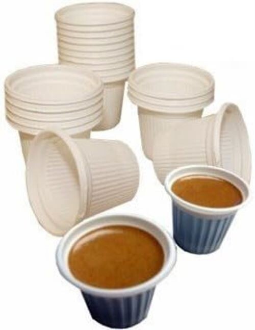 Mini disposable Cuban Style and espresso coffee cups 3/4 oz. Pack of 500 gallery