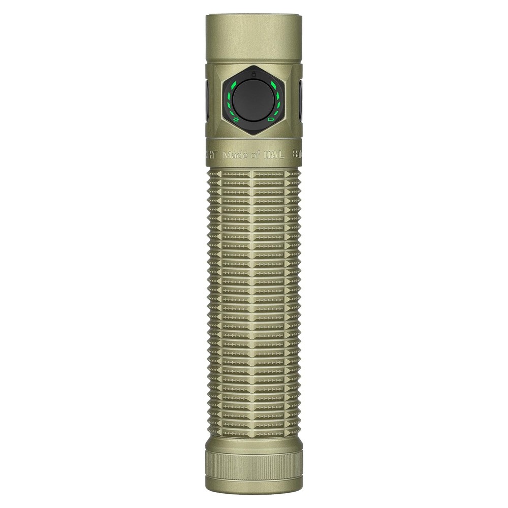 Rechargeable LED Flashlight 1800 Lumen 6 Modes USB C BatonUltra Olive OLIGHT