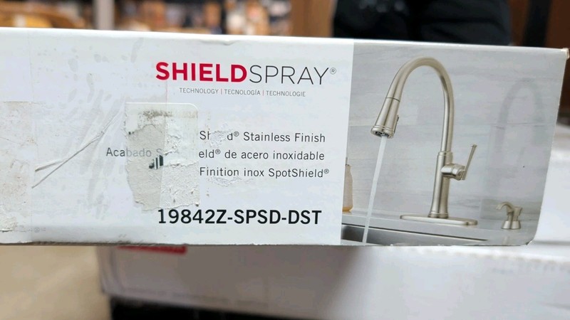 Delta Eldridge Pull-Down Kitchen Faucet Stainless gallery
