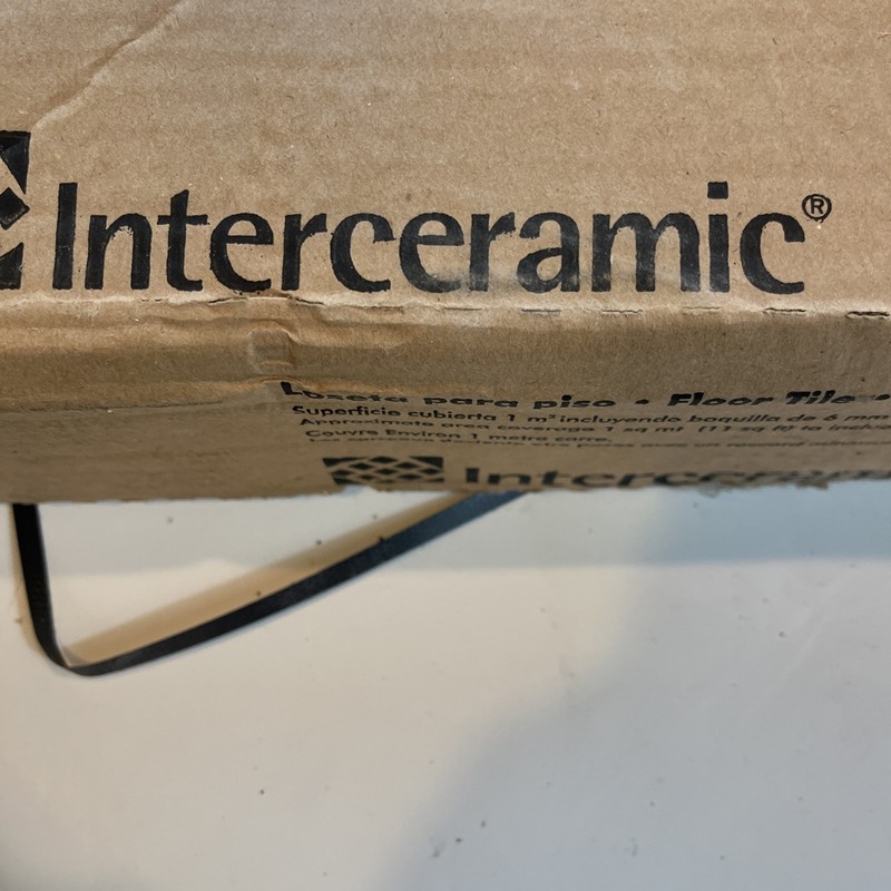 Interceramic Ceramic Floor Tile Black 12 X 12 SINGLE TILE Discontinued gallery