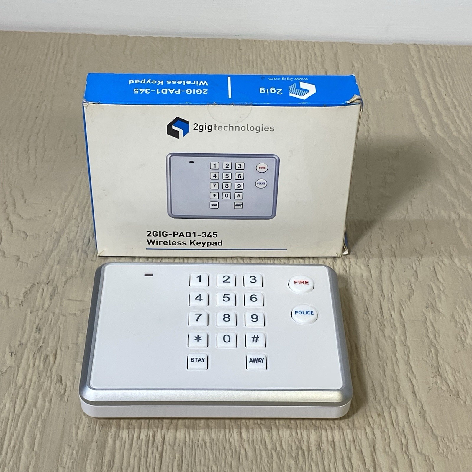 Nortek 2GIG Wireless Keypad Model 2GIG-PAD1-345 New Open Box gallery