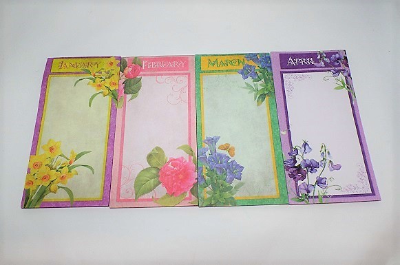 12 Months Floral Memo Sets gallery