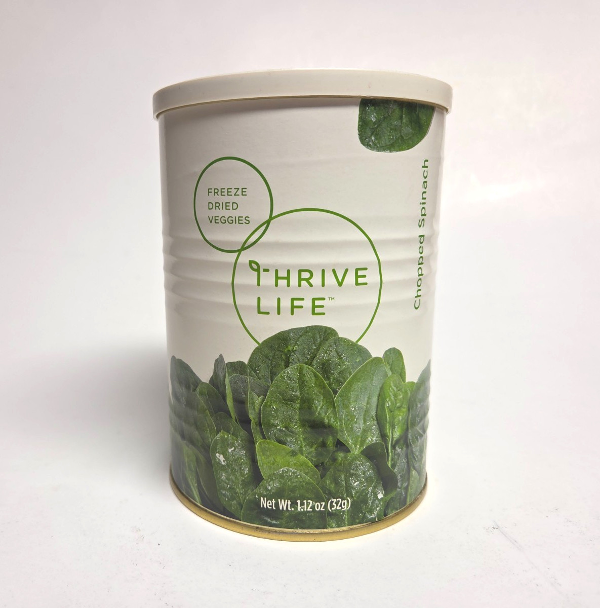 Thrive Life Chopped Spinach ~ 8 Servings ~ Shelf Life 25 Years ~ Emergency Food gallery